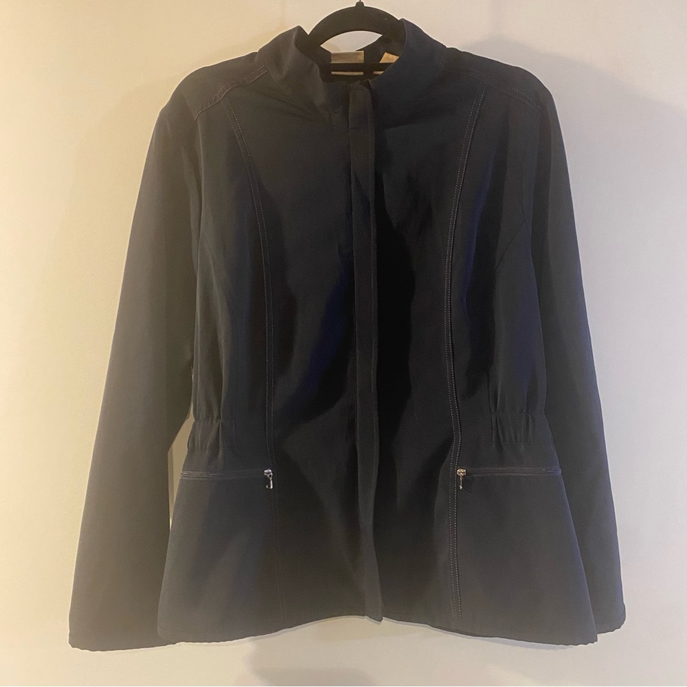 EP Pro Golf Full Front Zip Navy Blue Lightweight Jacket Size XL